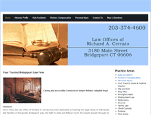 Tablet Screenshot of cerratolaw.com